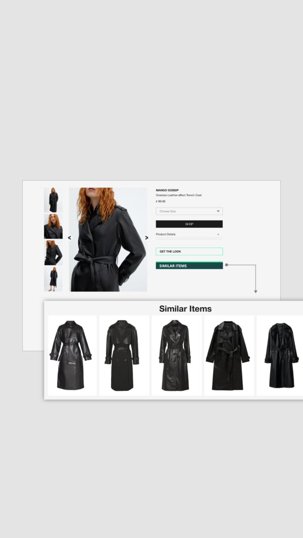 Similar items for Fashion online store. Lookerz widget. YOU MAY ALSO LIKE
